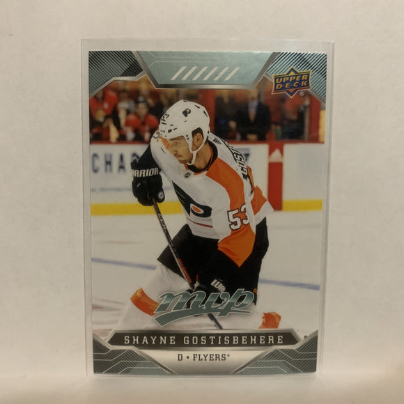 #142 Shayne Gostisbehere Philadelphia Flyers 2019-20 Upper Deck MVP Hockey Card LI