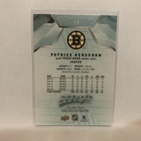 #19 Patrice Bergeron Boston Bruins 2019-20 Upper Deck MVP Hockey Card LI