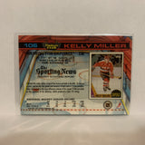 #106 Kelly Miller Washington Capitals 1991-92 Topps Stadium Club Hockey Card LJ