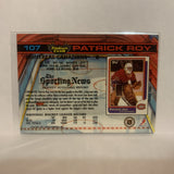 #107 Patrick Roy Montreal Canadiens 1991-92 Topps Stadium Club Hockey Card LJ