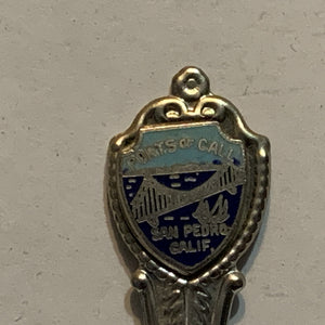 Ports of Call San Pedro California Collectable Souvenir Spoon BE