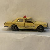 Yellow Taxi Mercedes 450 SEL ©1979 Matchbox AD