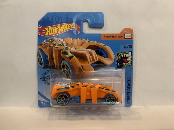 Orange Speed Spider Street Beasts 2019  Hot Wheels Short Card New Diecast Cars AA