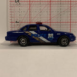 Blue  City Police Ford Crown Victoria ©1996 Matchbox AC