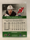 #140 Marcus Johansson New Jersey devils 2017-18 Parkhurst Hockey Card