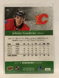 #40 Johnny Gaudreau Calgary Flames 2017-18 Parkhurst Hockey Card