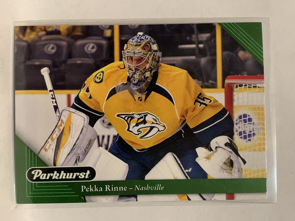 #133 Pekka Rinne Nashville Predators 2017-18 Parkhurst Hockey Card