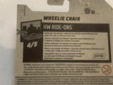 Blue Wheelie Chair HW Ride-Ons 2018 Hot Wheels Long Card New Diecast Cars AA