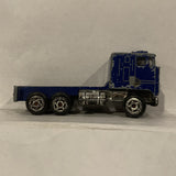 Blue Semi Transport Truck Unbranded Diecast Car GK