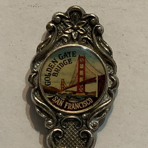 Golden Gate Bridge San Francisco California Collectable Souvenir Spoon BM