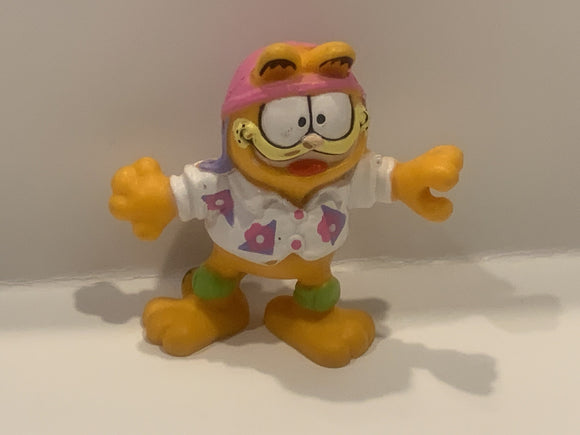 Garfield Hawaiin Shirt 1981 Figurine Toy