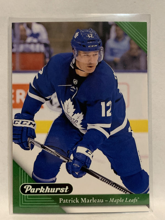 #213 Patrick Marleau Toronto Maple Leafs 2017-18 Parkhurst Hockey Card