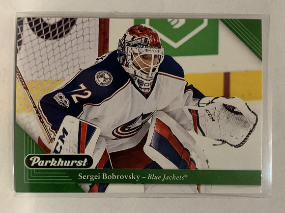 #69 Sergei Bobrovsky Columbus Blue Jackets 2017-18 Parkhurst Hockey Card