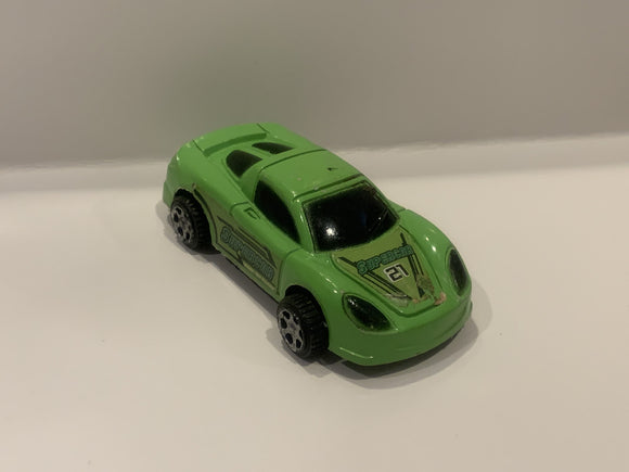 Green Supercar Car Vehicle Toy