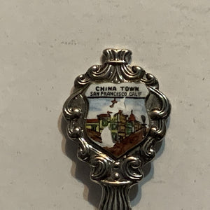 China Town San Francisco California Collectable Souvenir Spoon BM