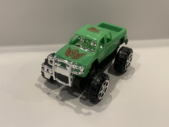 Green Lifted Truck Car Vehicle Toy