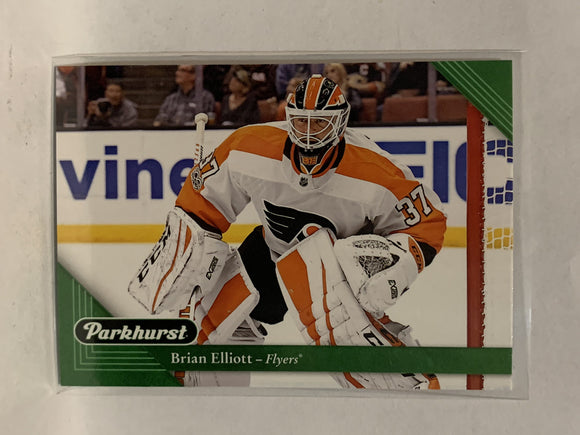 #198 Brian Elliott Philadelphia Flyers 2017-18 Parkhurst Hockey Card