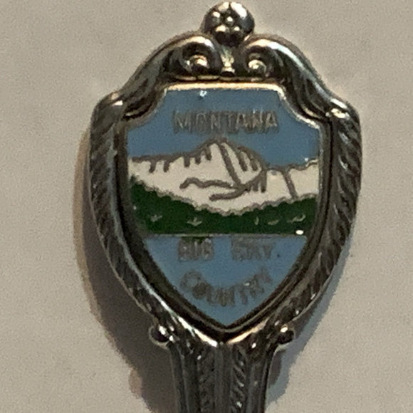 Montana Big Sky Country The Treasure State Collectable Souvenir Spoon BN