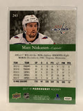 #243 Matt Niskanen Washington Capitals 2017-18 Parkhurst Hockey Card