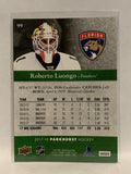 #99 Roberto Luongo Florida Panthers 2017-18 Parkhurst Hockey Card