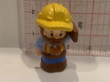 Construction Worker Mattel 2015 Figurine Toy