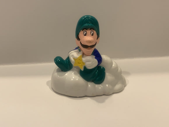 Luigi on a Cloud Nintendo 1989 Figurine Toy