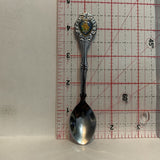 North Battleford Saskatchewan Prairie Lily Flower Collectable Souvenir Spoon BP