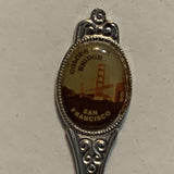 Golden Gate Bridge San Francisco California Collectable Souvenir Spoon BP