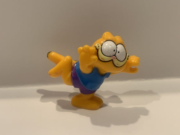 Garfield Exercising 1981 Figurine Toy