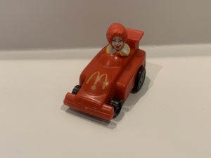 Ronald Mcdonald Race Car Mcdonalds 1988 Car Vehicle Toy