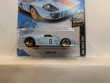 Blue Ford GT-40 HW Race Day 2018 Hot Wheels Long Card New Diecast Cars AB