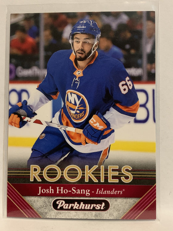 #254 Josh Ho-Sang Rookie Red New York Islanders 2017-18 Parkhurst Hockey Card