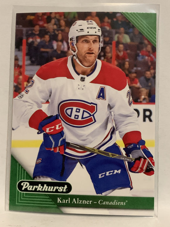 #129 Karl Alzner Montreal Canadiens 2017-18 Parkhurst Hockey Card
