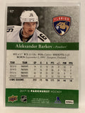#97 Aleksander Barkov Florida Panthers 2017-18 Parkhurst Hockey Card