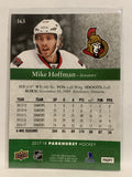 #163 Mike Hoffman Ottawa Senators 2017-18 Parkhurst Hockey Card