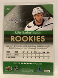 #264 Riley Barber Rookie Washington Capitals 2017-18 Parkhurst Hockey Card