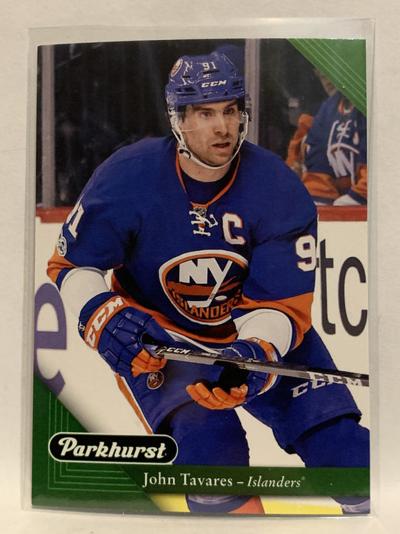 #150 John Tavares New York Islanders 2017-18 Parkhurst Hockey Card