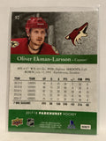 #110 Oliver Ekman-Larsson Pheonix Coyotes 2017-18 Parkhurst Hockey Card