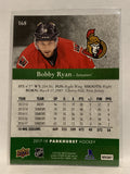 #168 Bobby Ryan Ottawa Senators 2017-18 Parkhurst Hockey Card