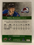 #59 Mikko Rantanen Colorado Avalanche 2017-18 Parkhurst Hockey Card