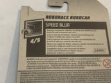 Red Roborace Robocar Speed Blur 2018 Hot Wheels Long Card New Diecast Cars AB