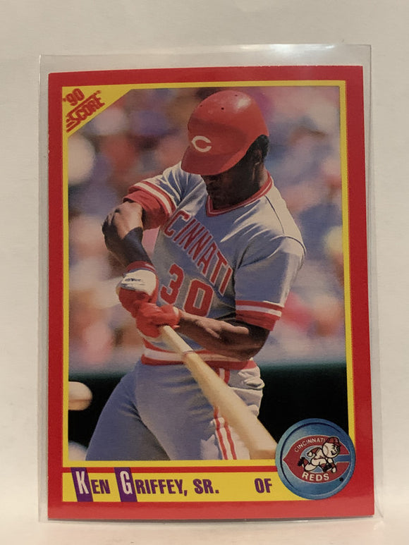 Ken Griffey Sr. 1990 Score Cincinnati Reds Card #338