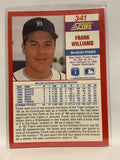 #341 Frank Williams Detroit Tigers 1990 Score Baseball Card