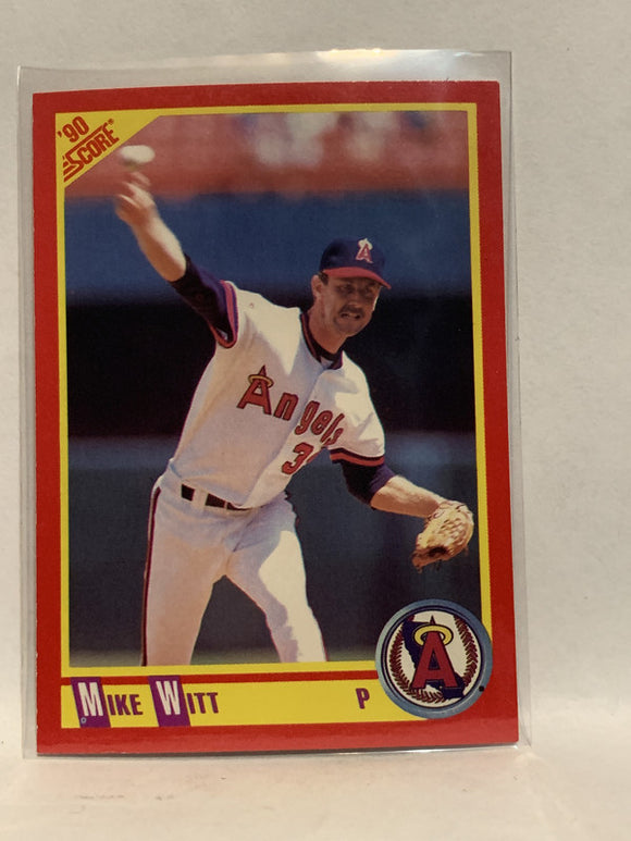 #226 Mike Witt Los Angeles Angels 1990 Score Baseball Card