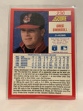 #230 Greg Swindell Cleveland Indians 1990 Score Baseball Card