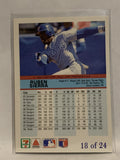 #18 of 24 Ruben Sierra Texas Rangers 1992 Fleer Baseball Card