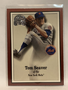 #49 Tom Seaver New York Mets 2000 Fleer Baseball Card