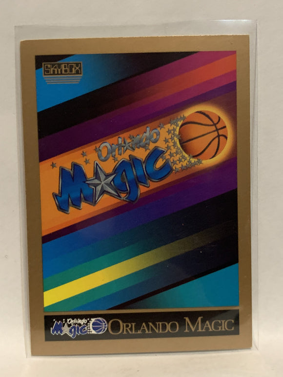 #346 Checklist Orlando Magic 1990 Skybox Basketball Card