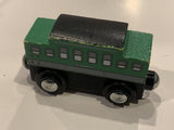 Green Wooden Train Car Toy Car Vehicle