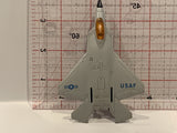 Grey F834 USAF Fighter Jet Toy Car Vehicle